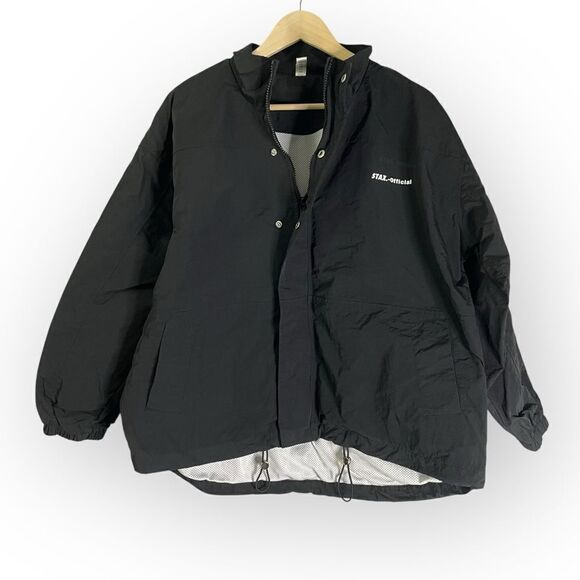 Stax Official Black Men's Jacket Windbreaker - Picture 8 of 9